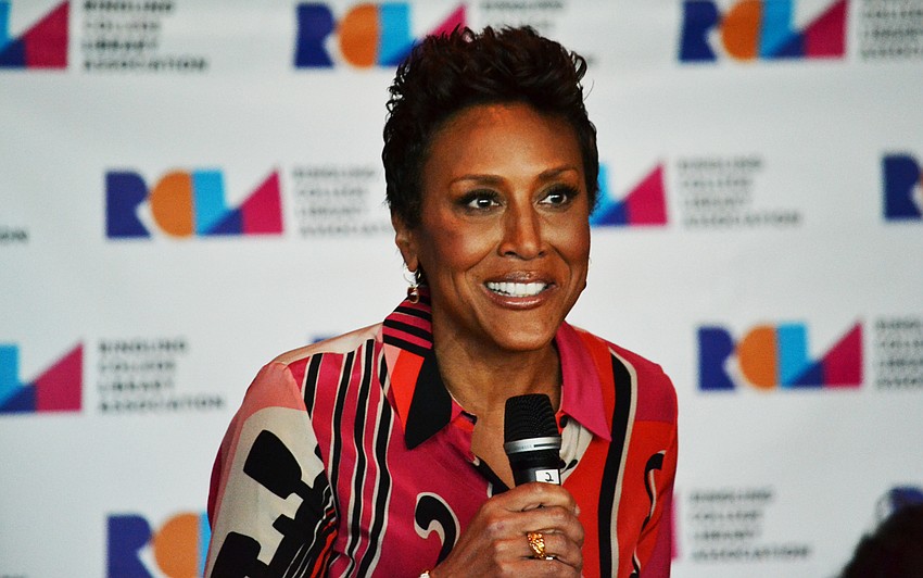 Good Morning America co-anchor Robin Roberts was the featured speaker for the March 7 Ringling College Library Association Town Hall Lecture Series.