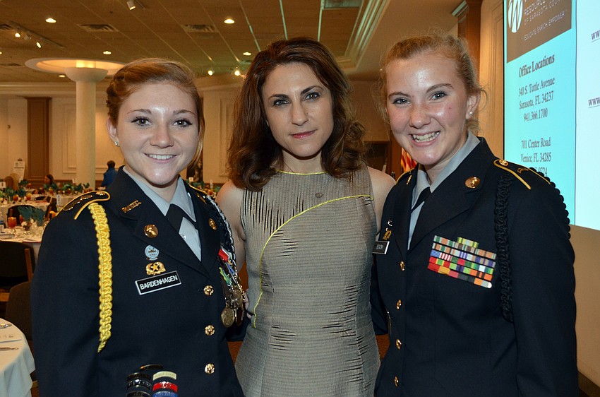 Caitlin Bardenhagen, featured speaker Gayle Tzemach Lemmon  and Bethany Beachy