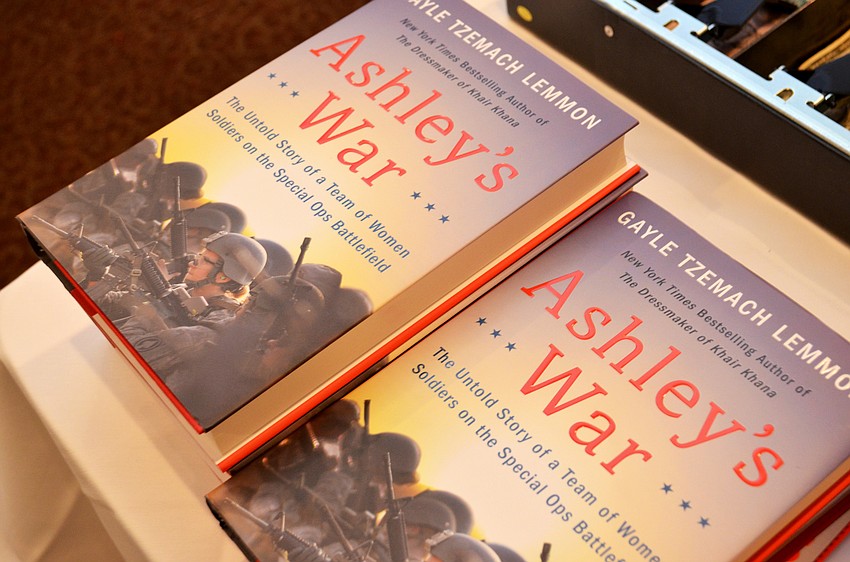 Gayle Tzemach Lemmon's “Ashley’s War” was sold at the event.