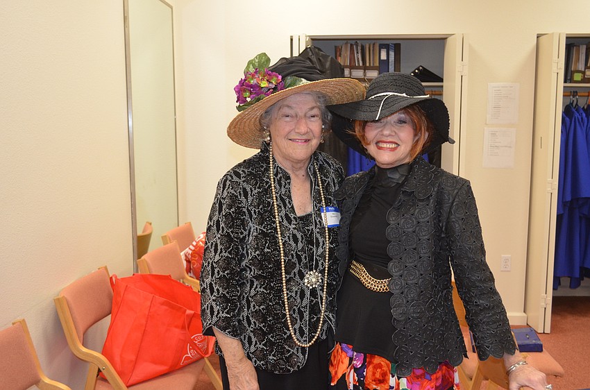 Event performers Bob Grossman and Judy Goldstein