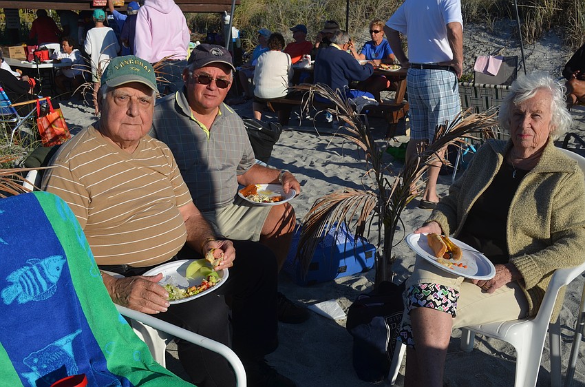Mike Casale, Tom Leyne and Janet Delande