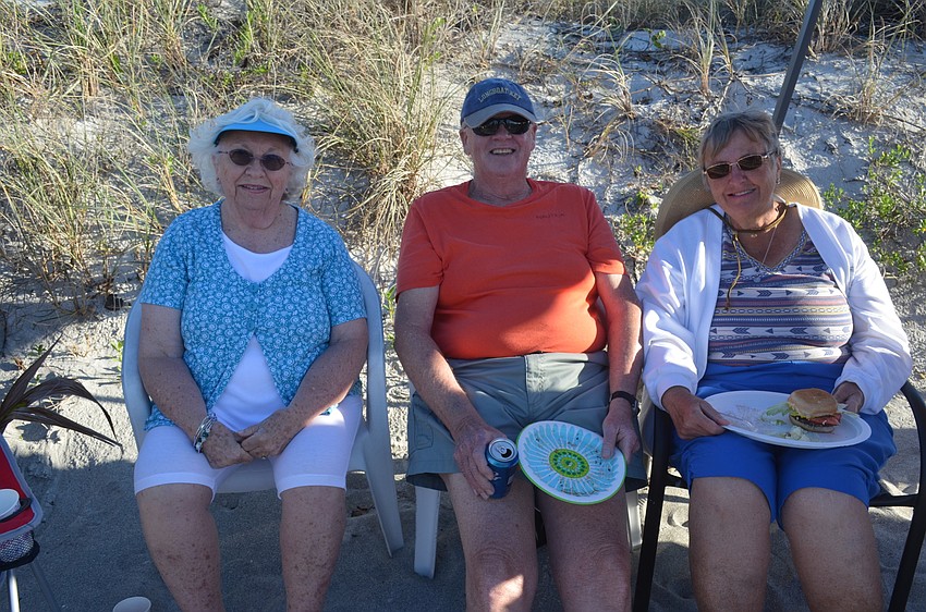 Pat Horton with Bob and Nancy Martin