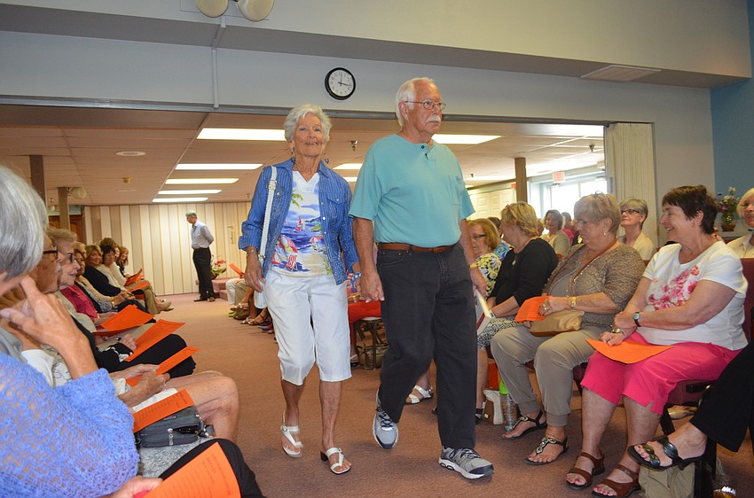 Ruth Gawle and Alden Lumbard model.