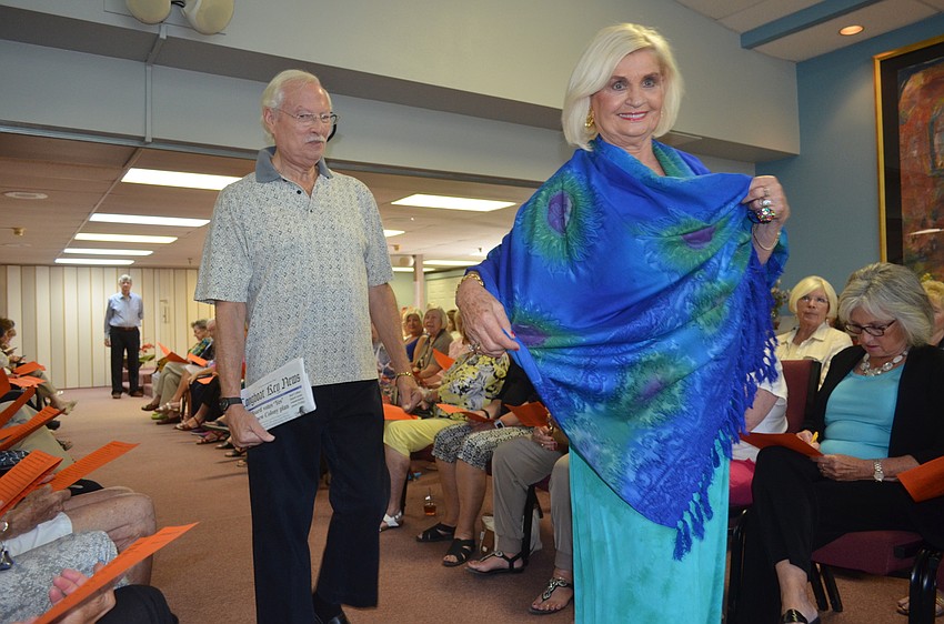 Lydia Bohn and Jay Berman model.