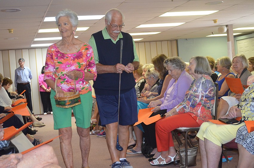 Ruth Gawle and Alden Lumbard model.