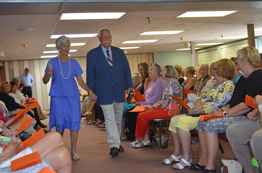 Ruth Gawle and Alden Lumbard model.