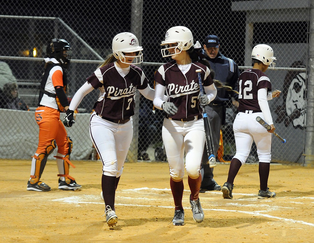 Bethaney Keen and Sarah Crawford have helped lead Braden River to an 11-0 record.