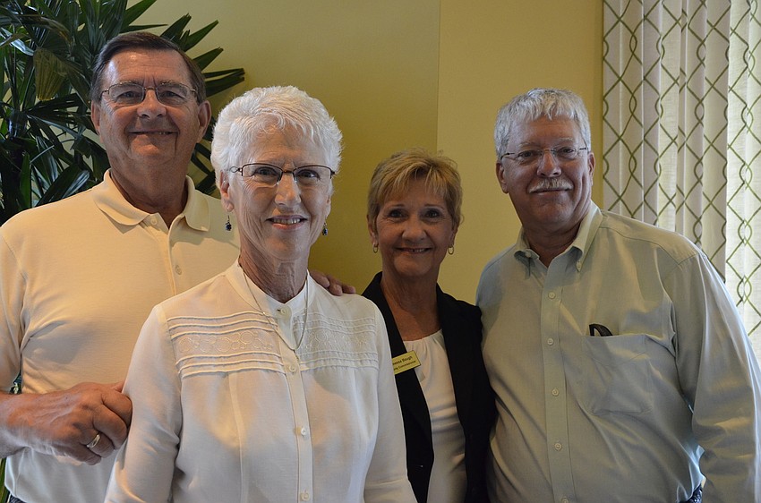 Brad and Bev Hahn of University Park and Vanessa and Don Baugh of Lakewood Ranch