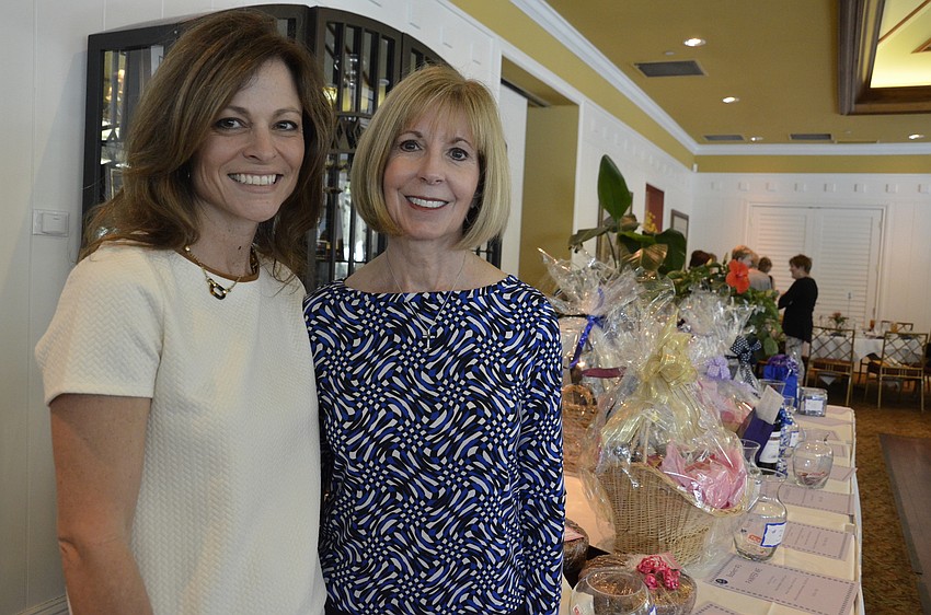 Chris Kasten and Charisse May, volunteers for the event