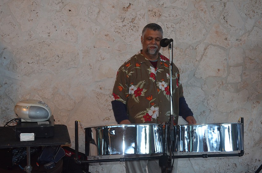 Steel drummer Ken Moolenaar