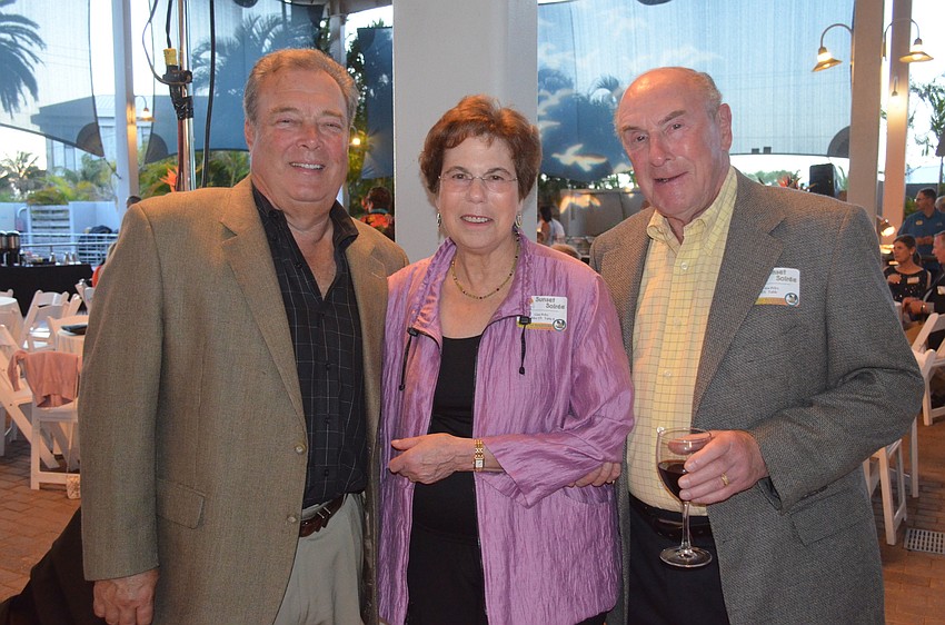 Jim Curtis with Gini and Stu Peltz