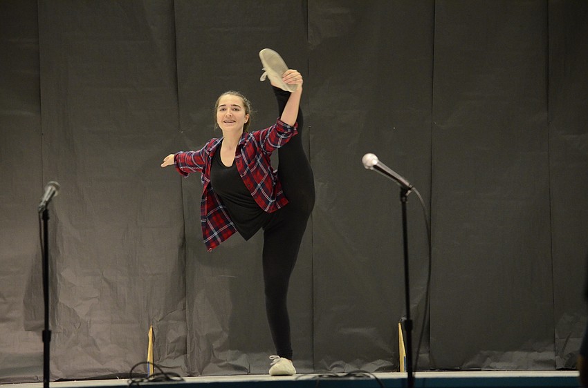 Madison Wise dances an original number to 