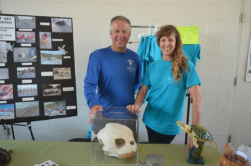 President Tim Thurman and Charlene Donnelly, of Longboat Key Turtle Watch