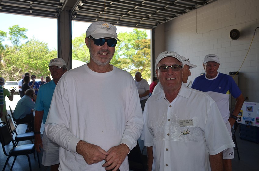 Town Manager David Bullock and Mayor Jack Duncan
