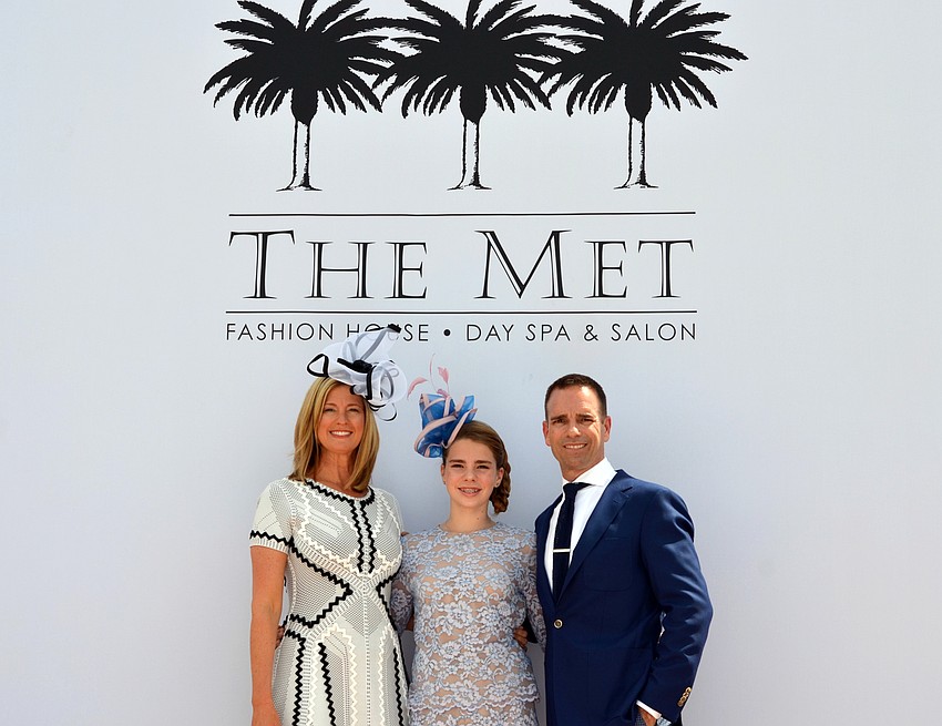 Brenda, Ava and Geoffrey Michel