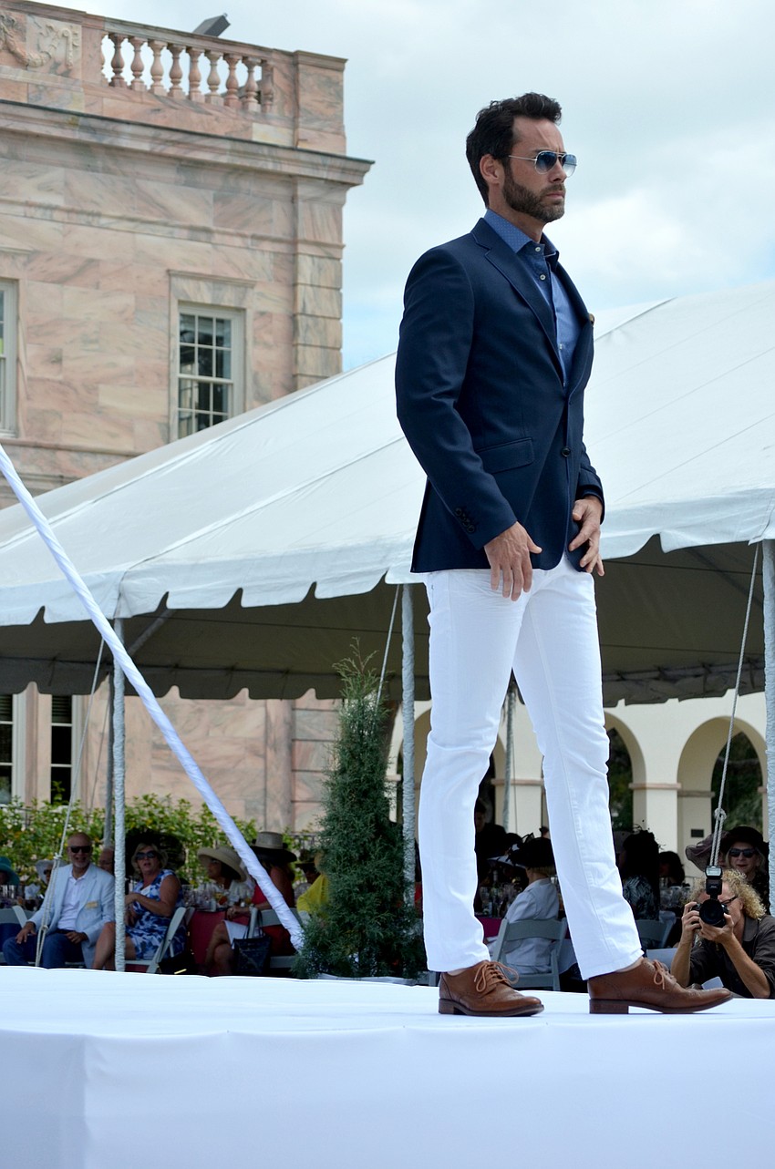 The fashion show featured fashions from The Met.