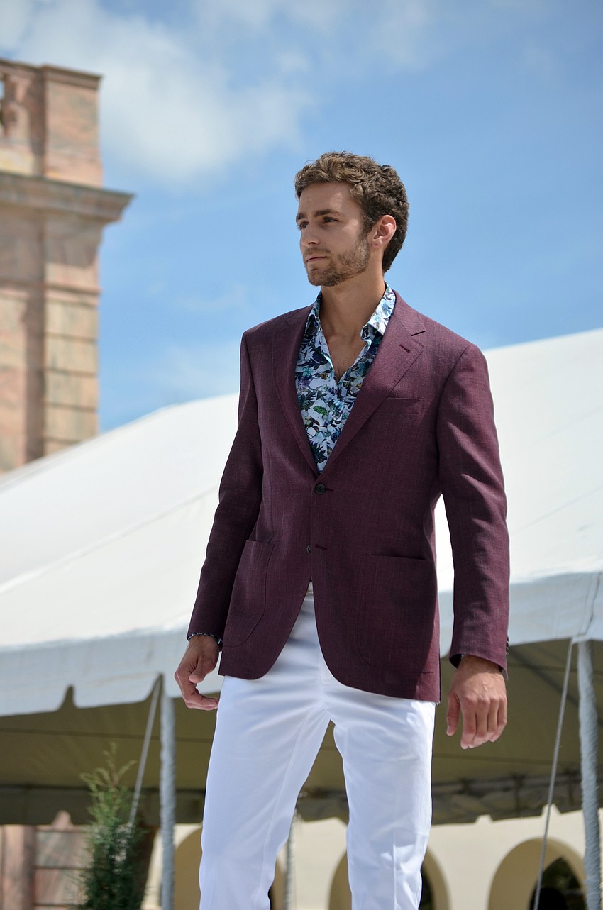 The fashion show featured fashions from The Met.