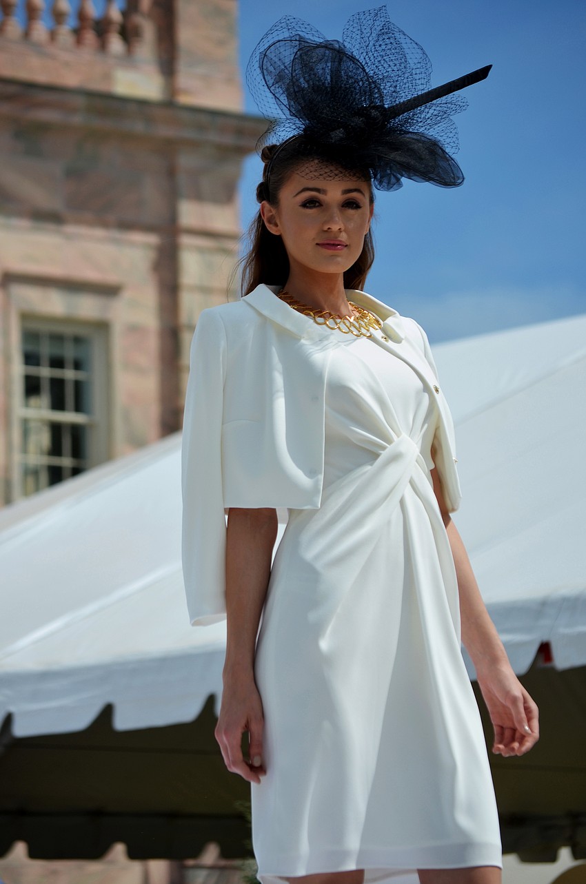 The fashion show featured fashions from The Met.
