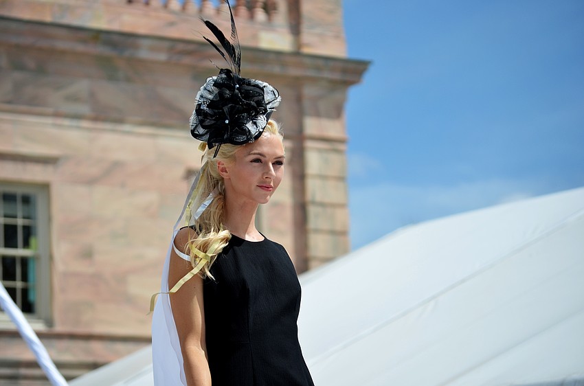 The fashion show featured fashions from The Met.