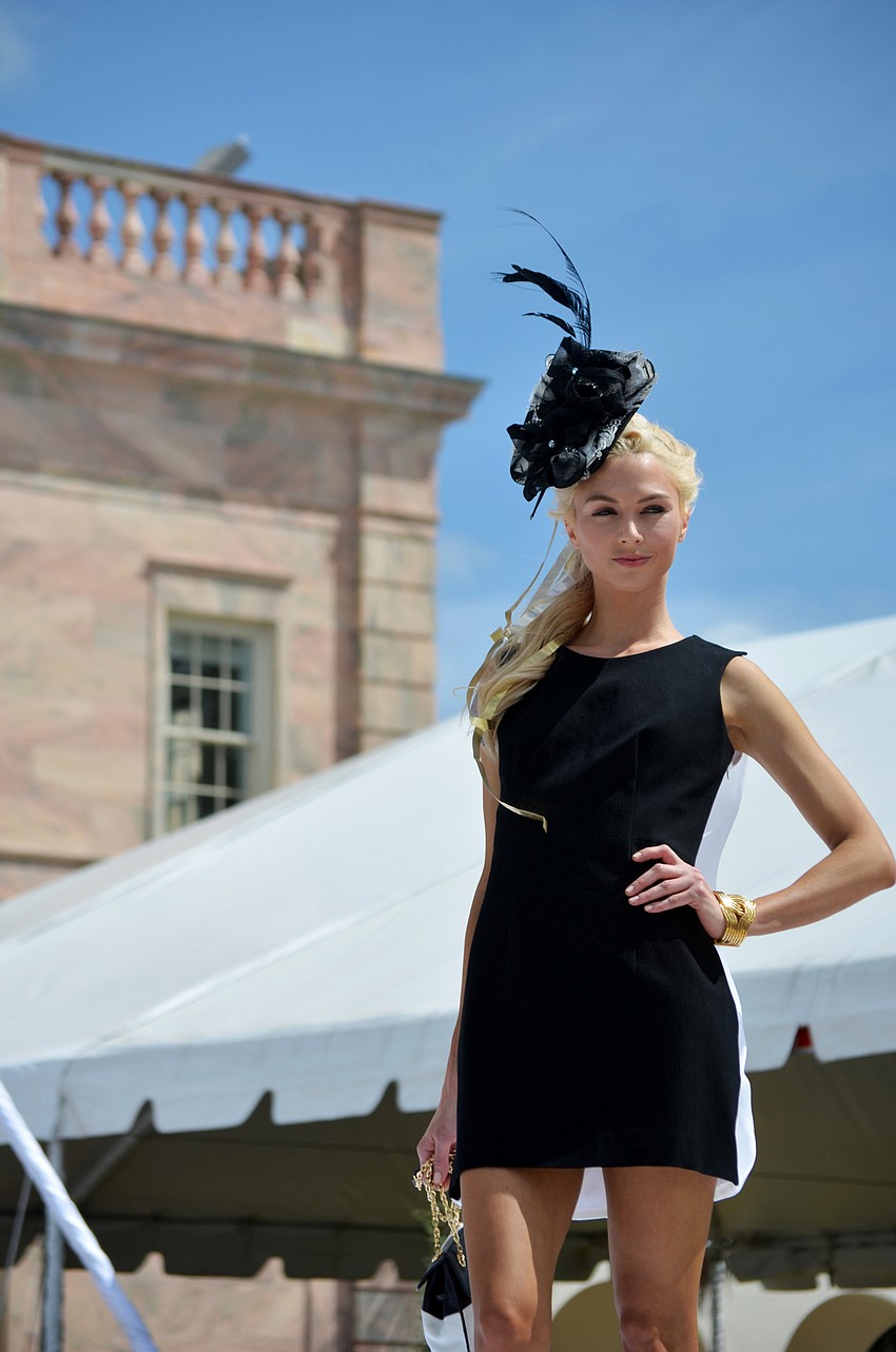 The fashion show featured fashions from The Met.