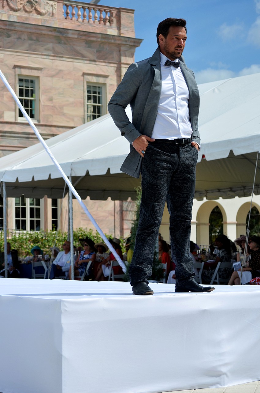 The fashion show featured fashions from The Met.