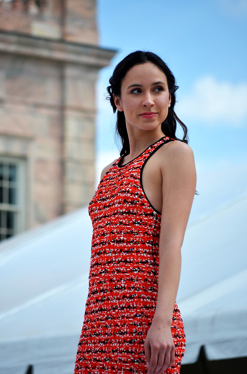 The fashion show featured fashions from The Met.