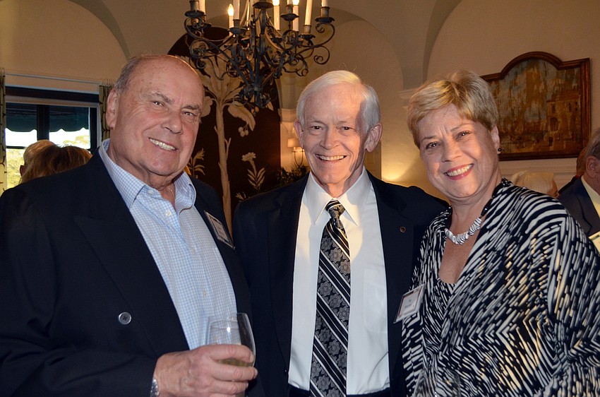 Bob Marcus, Hugh Steele and Peg Marcus