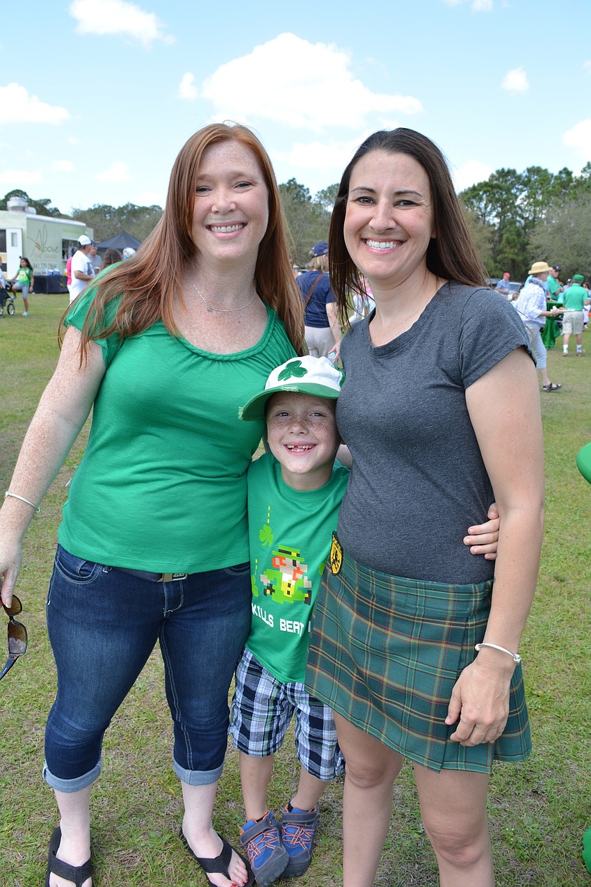 Shelly and Bradley Pollard attend with their relative Melissa Ann Callahan, of Sarasota.