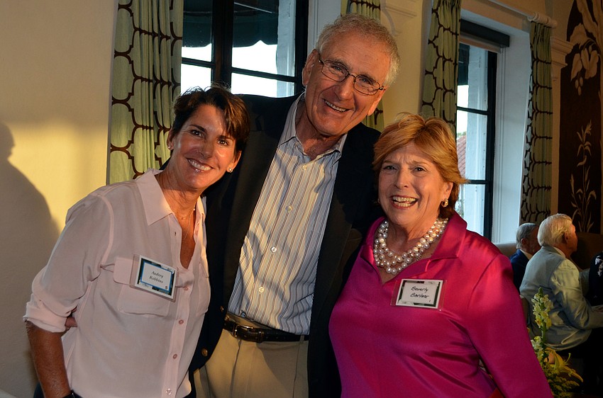 Audrey Robbins and Harry Leopold with Beverly Bartner