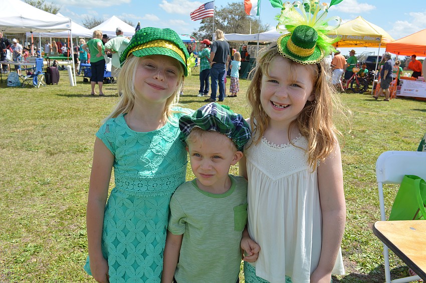 Lakewood Ranch residents Layla Finch, Landon Finch and Ella Tuthill love being outside.