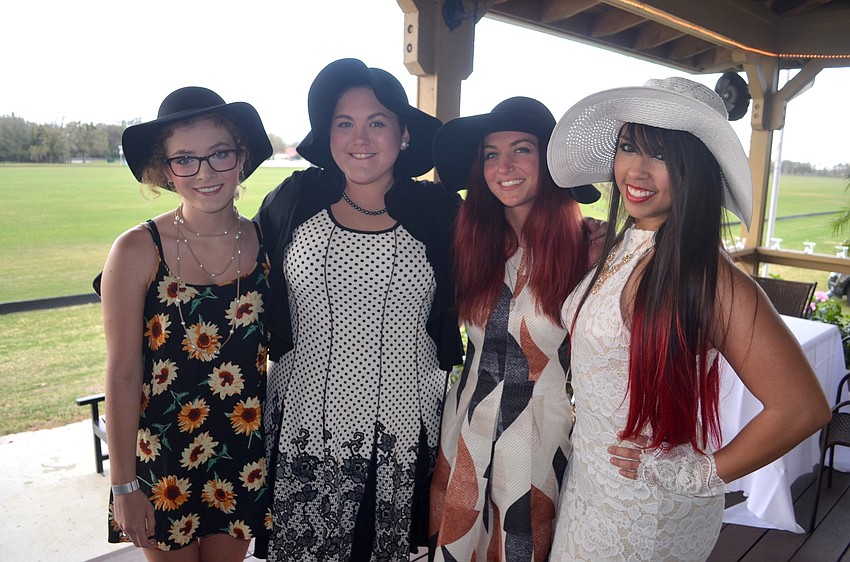 Hannah Segraves, Sarahina Borgia, Maddy Hodgetts and Kaylyn Camacho represent the Ringling College of Art & Design.