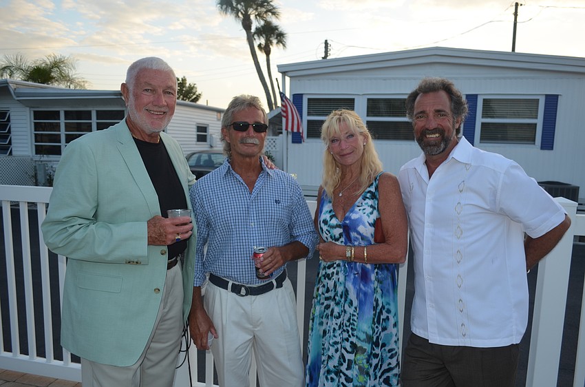 Bill Allen, Bill Long and Phyllis and Pete George