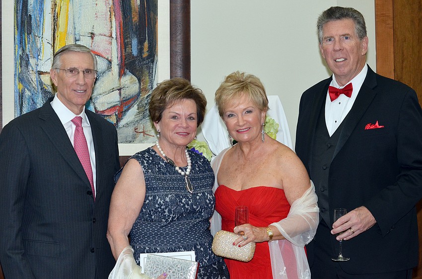 Larry and Joan Castellani with Chairwoman Barbara and Tom Gardner