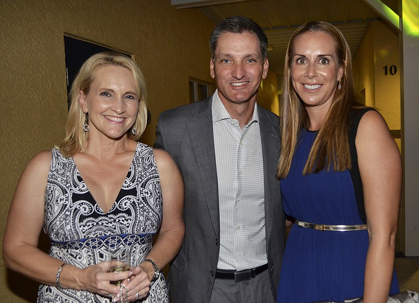 Christine and Michael Shaklik with Terri Vitale