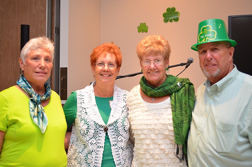 Event organizers Karen Martin, Kathy Roche, Margaret and George Haviland
