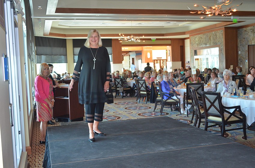 Ginny Akhoury models.