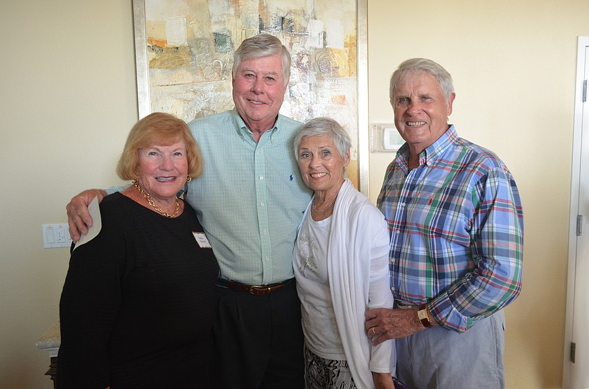 Teddie and Fred Chairsell with Judy and Jeff Reed
