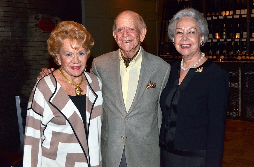 Betty and Bud Shapiro with Chairwoman Sydney Goldstein