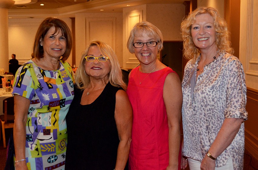 Pat Golemme, Ruchana White, Pam Richards and Angela Gradidge