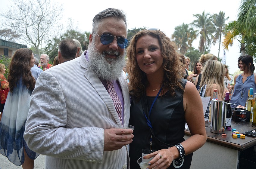 Sarasota Film Festival Program Director Michael Dunaway and Maggie Wood