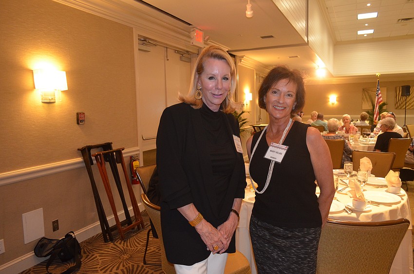 Valerie Thackray and Mary Helms