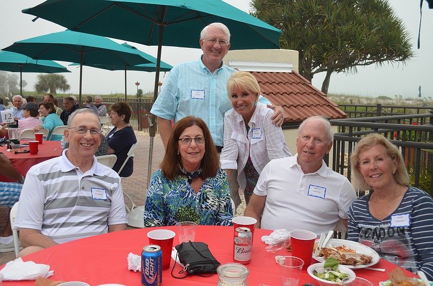 Gerry and Anita Goldberg, Mike Smith, Marilyn Fitzgerald and Howard and Irene Hartley