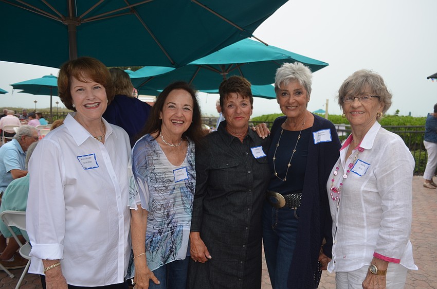 Mary Ellen Licklider, Arlene Schwartz, Ronnie Levine, Gladys Shapiro and Sonja Ellis
