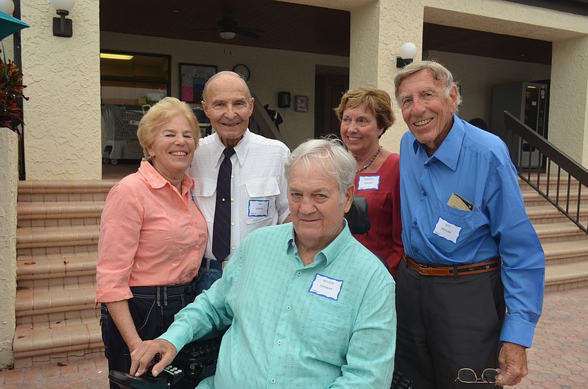 Nathalie and Jim Diener, Milt Herman, and Virginia and Board President Roy Nevans
