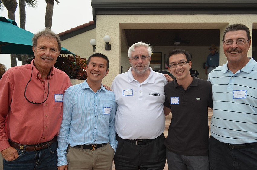 Jerry Schwartz, Eric Teoh, Mike Renick, Kevin Tai and Tom O’Hara