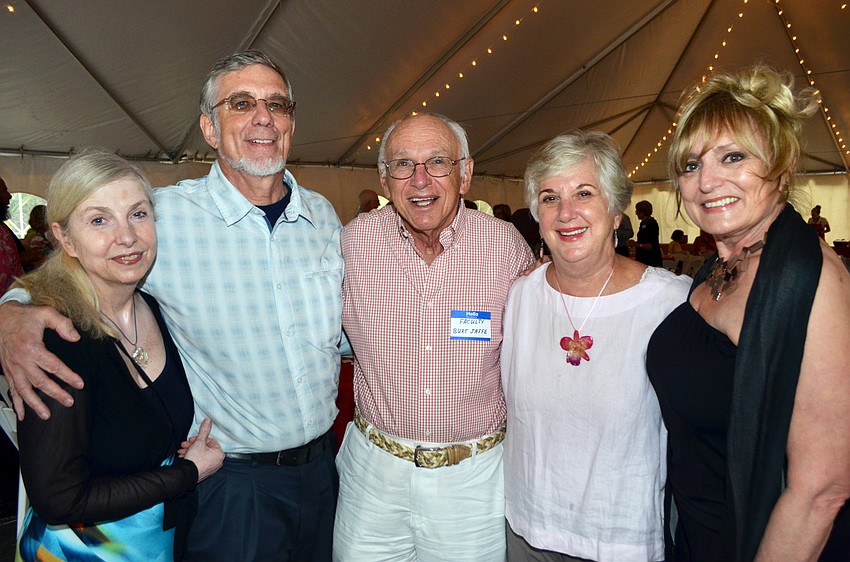 Sharon and Paul Steinwachs, Burt Jaffe, Karen Gardiner and Susan Goldfarb