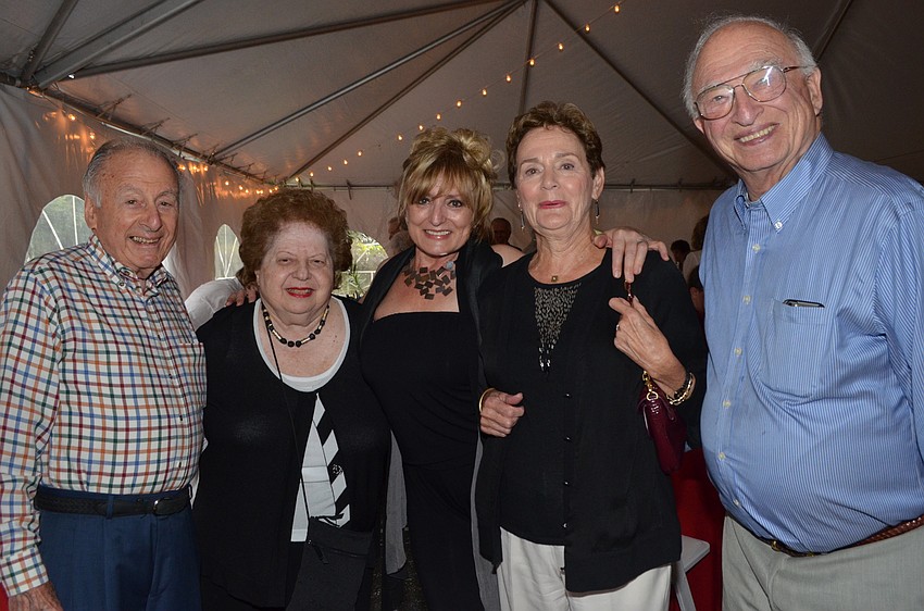 Sam and Phyllis Rubinovitz, Susan Goldfarb and Judith and Stanley Kolodkin