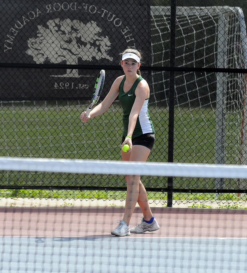 Natalia Vucjovic played No. 1 singles for Lakewood Ranch in its match versus ODA March 17.