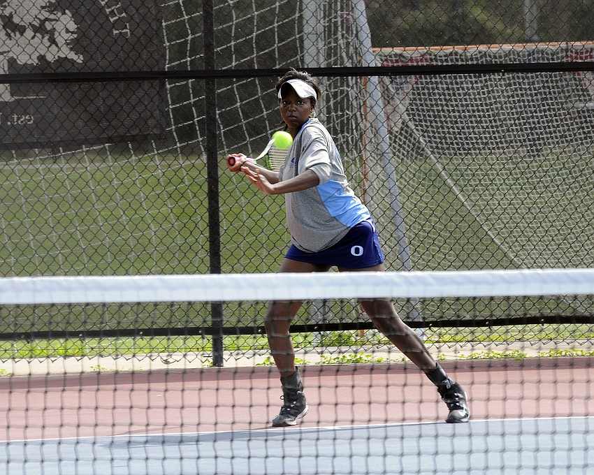 ODA's M'Balia Bangoura, who won the Class 1A singles title last year, plays No. 1 singles for the Thunder.