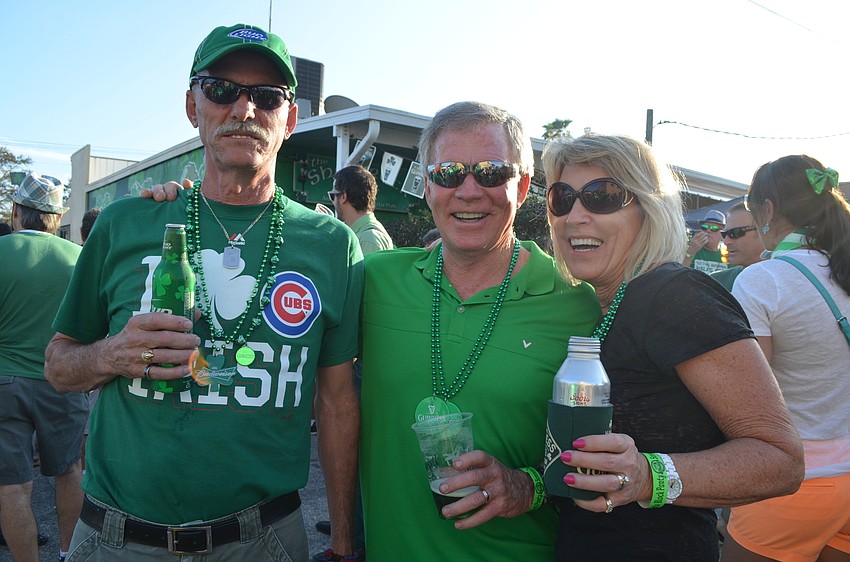 Steve Davis with Steve and Donna Enright
